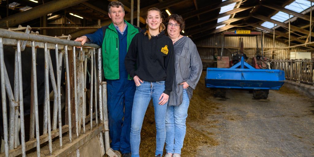 Nienke Kuijpers met ouders
