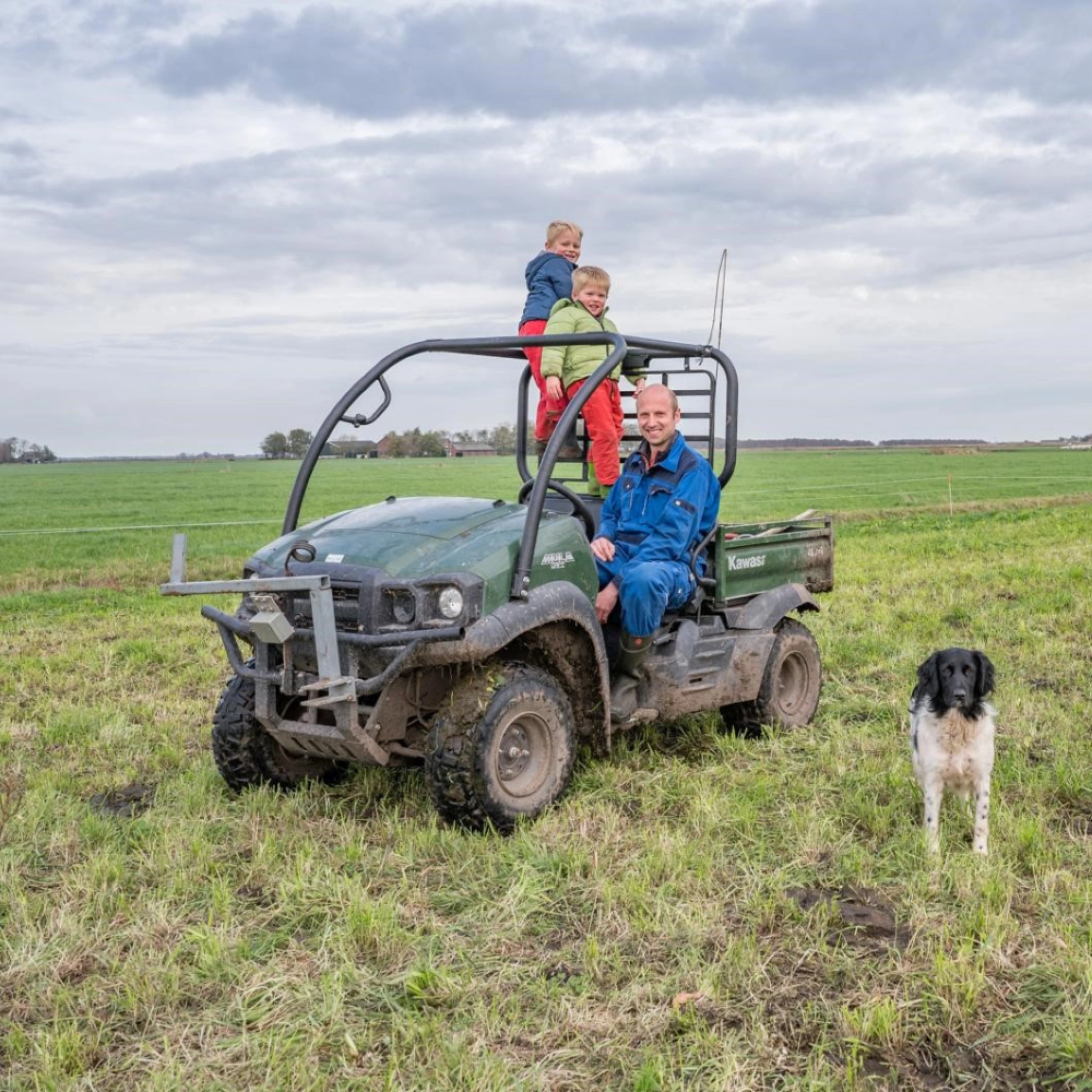 Klein op buggy